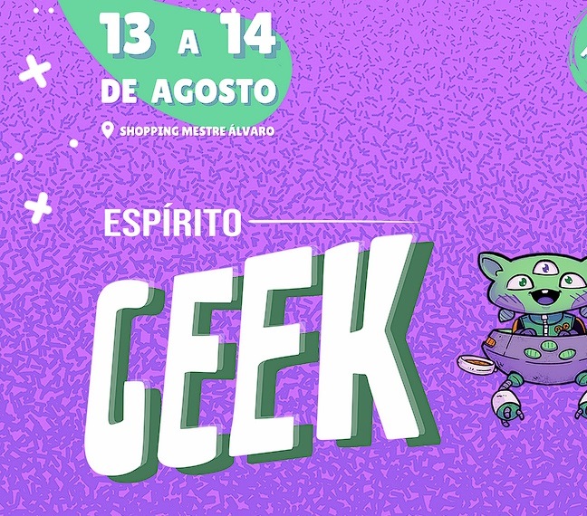 Contagem regressiva para o evento Espírito Geek!
