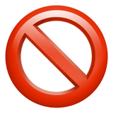 no entry sign